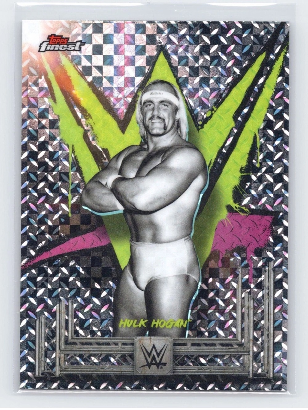 🔥NOW $6🔥 Hulk Hogan 2025 Topps Finest WWE Wrestling Card